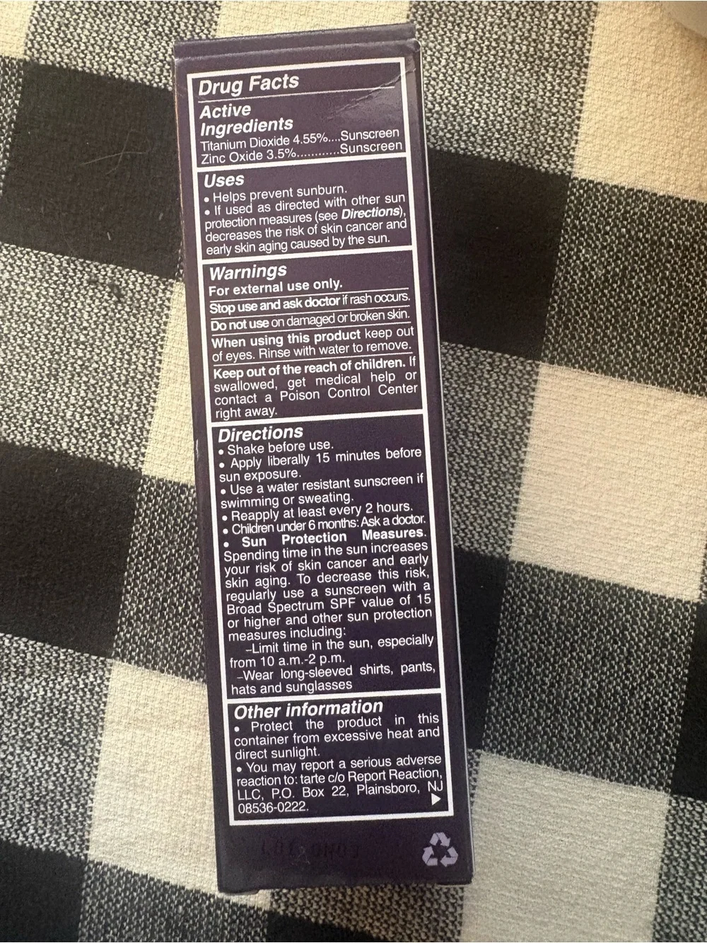tarte BB Blur Tinted Moisturizer in Beige with White Packaging